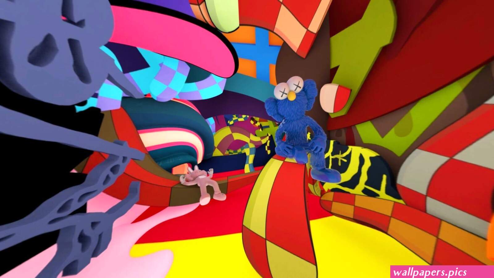 Kaws Desktop Wallpaper 4K Download