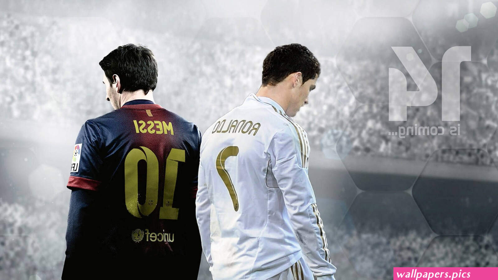 Download Cool Football Players Messi And Ronaldo Wallpaper