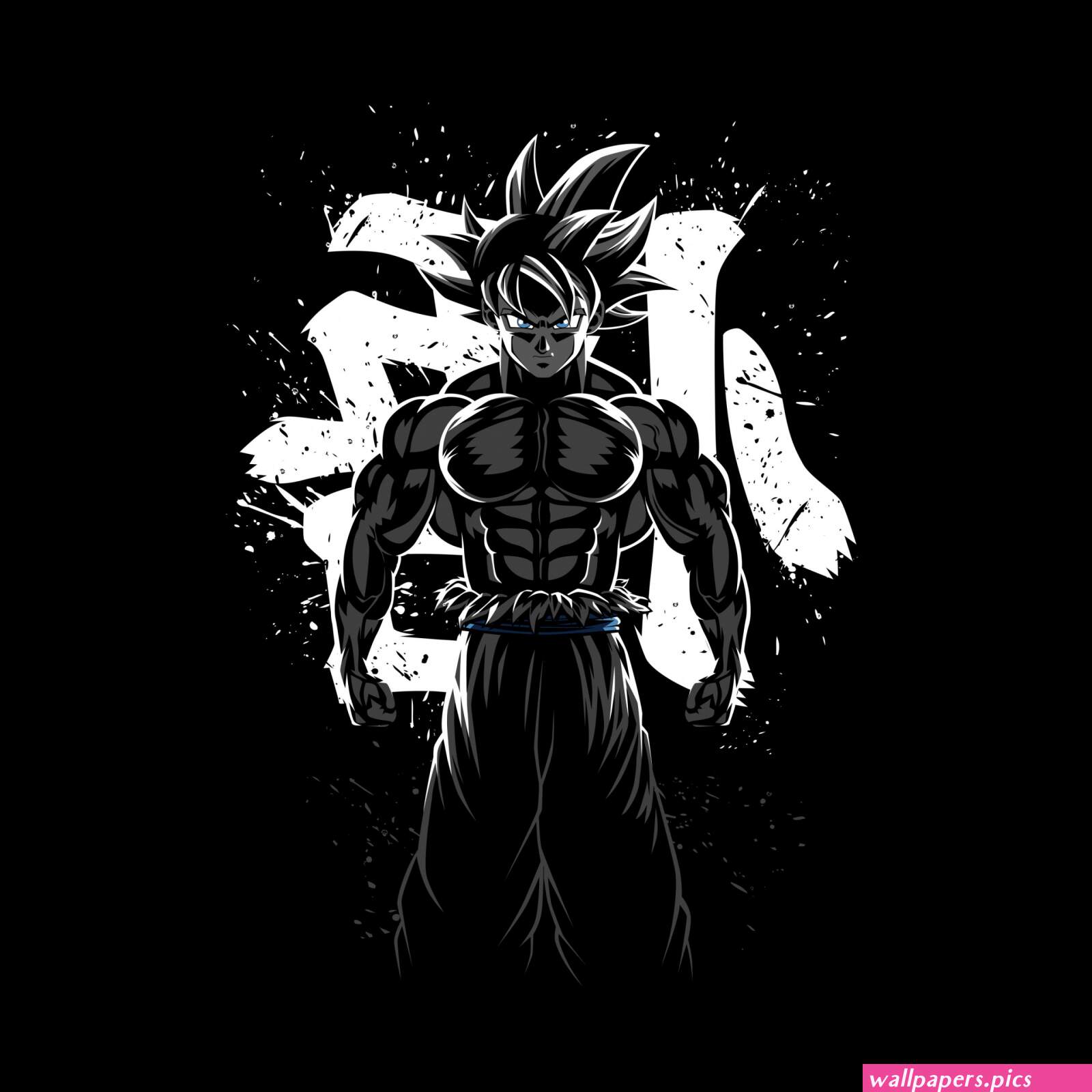 Goku Musculoso Wallpaper 4K Dragon Ball Z AMOLED Minimalist ...