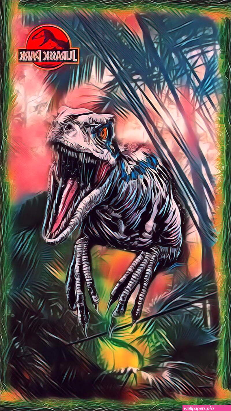 Jurassic Blue jurassic park jurassic world raptor HD phone wallpaper