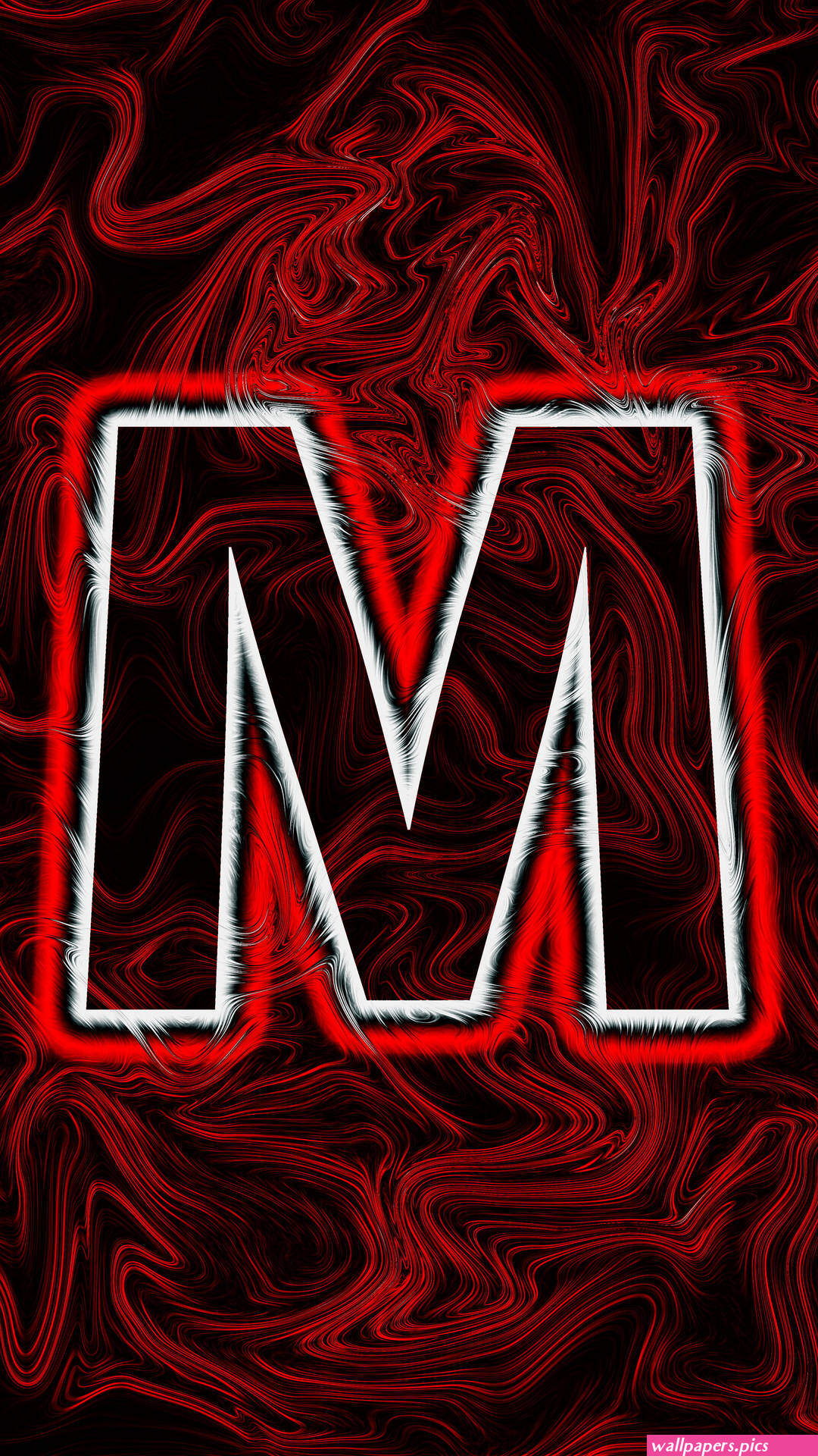 Download Letter M Digital Abstract Wallpaper