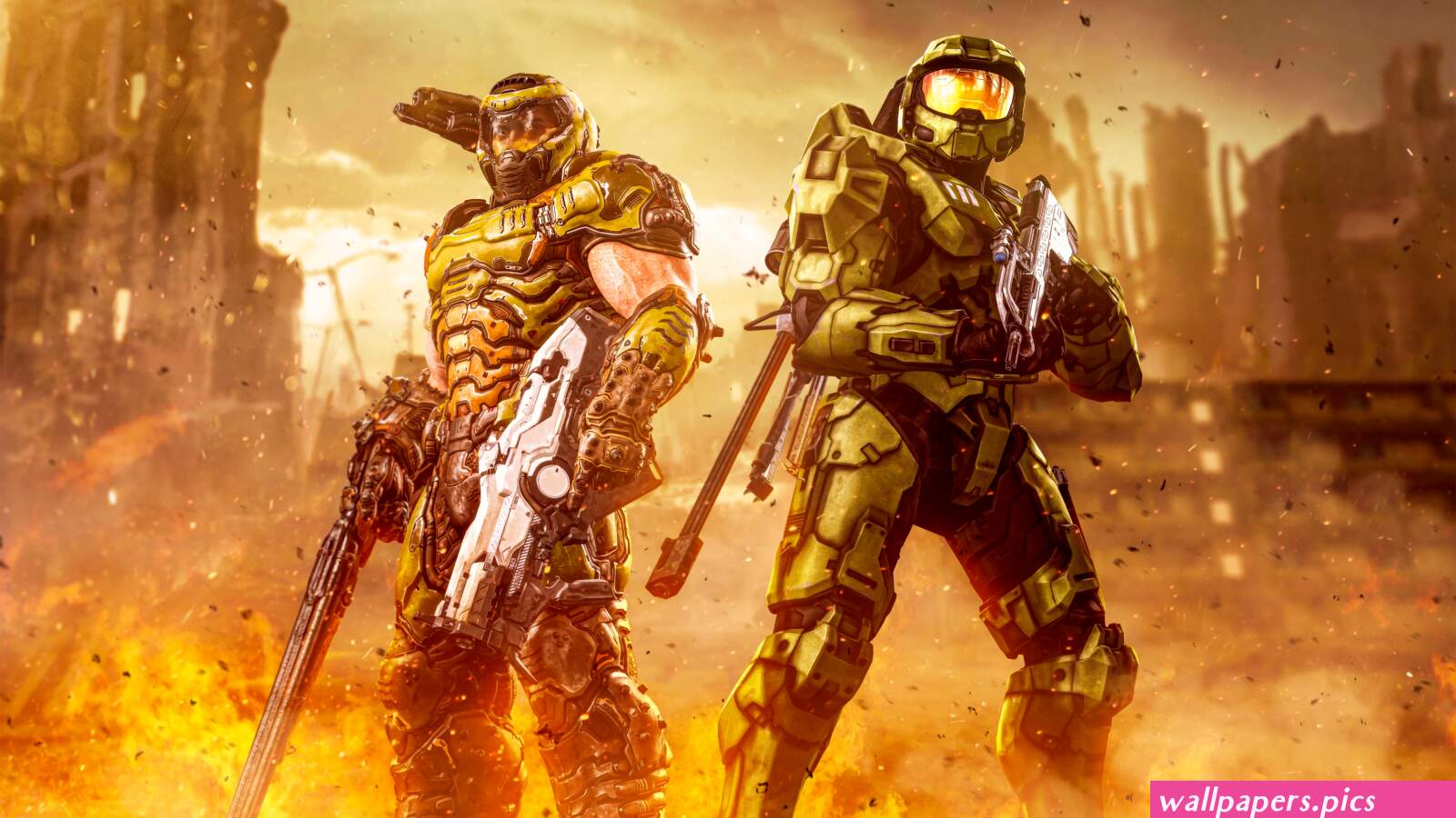 Master Chief Wallpaper 4K Doom Slayer Halo Spartan