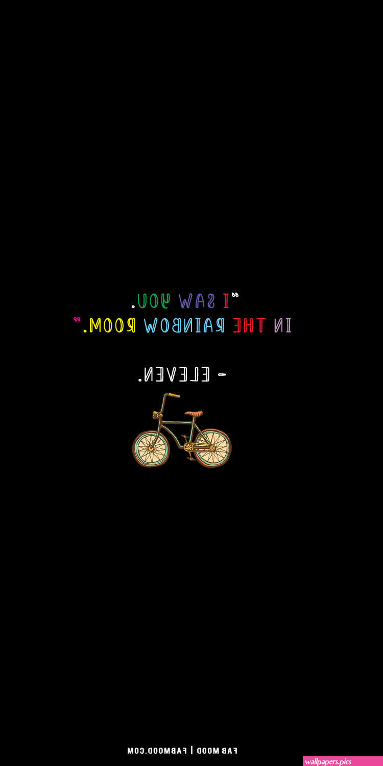 10 Awesome Stranger Things Wallpapers : I saw you in the rainbow room 1