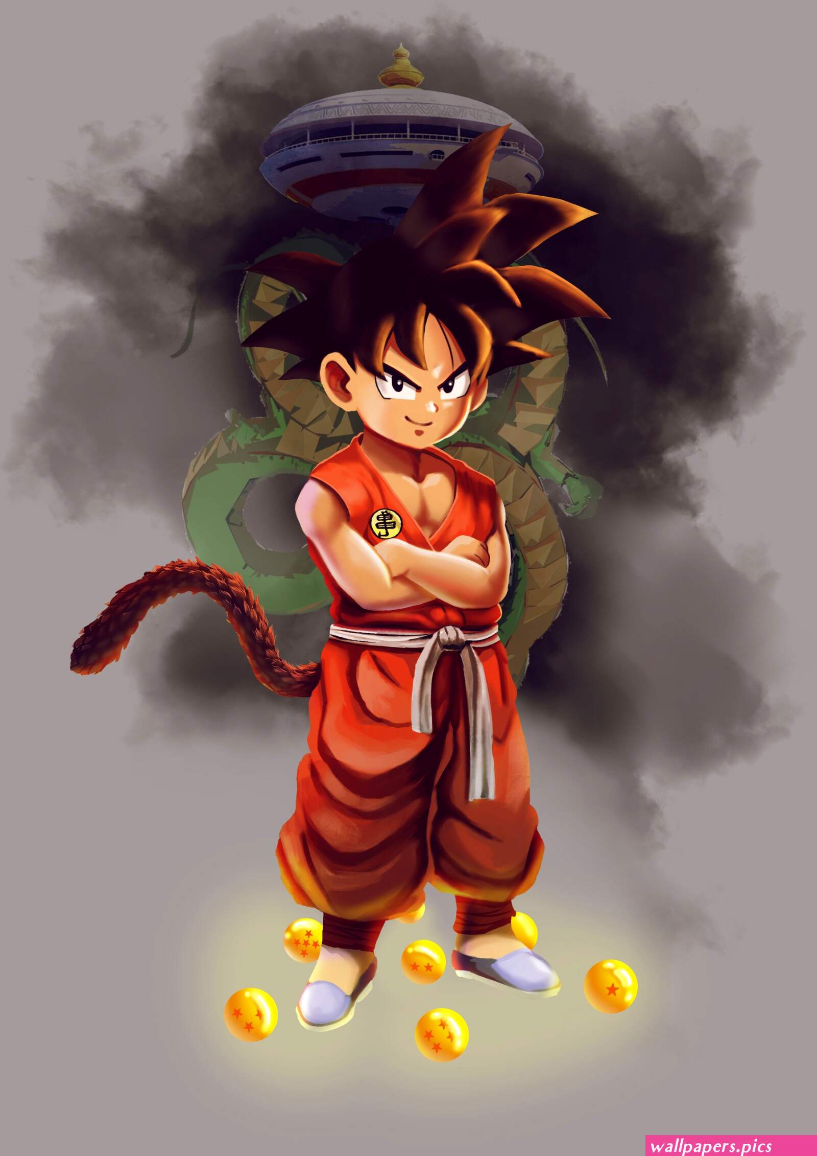 Top 35 Best Kid Goku iPhone Wallpapers