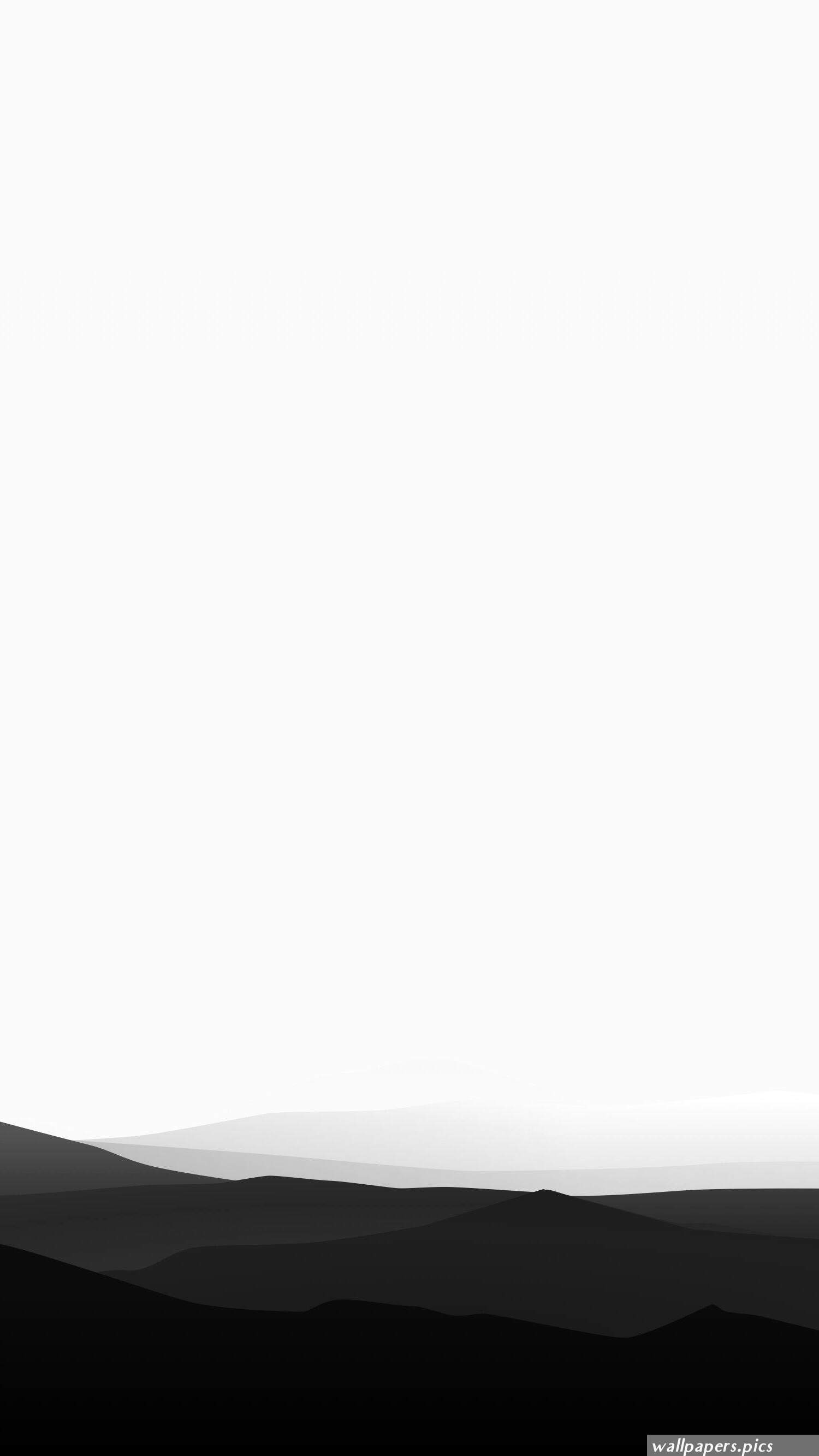 Black and White Minimalist iPhone Wallpapers